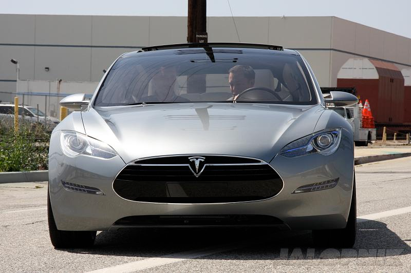 Illustration for article titled Tesla Model S Sedan Concept: $49,900 Seven-Seater Electric To Hit Streets In 2011